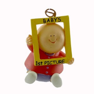 Enesco 2.0 Inch Baby's First Picture Christmas Tree Ornament , Child (1PC) - 1 of 2