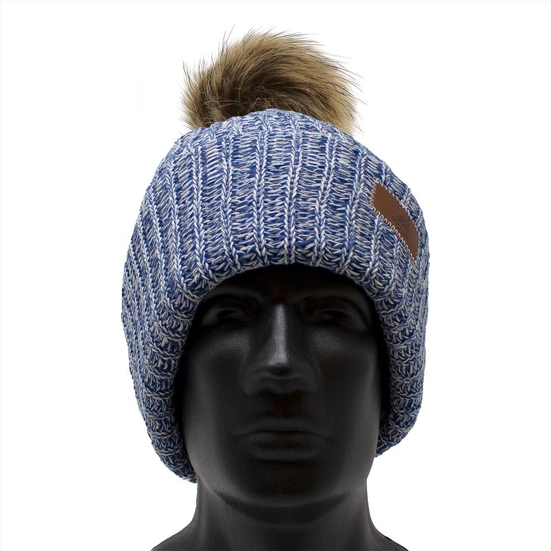 Arctic Gear Adult Cotton Cuff Winter Hat with Pom, 3 of 6