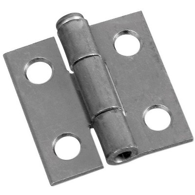 National Hardware 1 in. L Zinc-Plated Narrow Hinge 2 pk