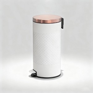 Innovaze 8 Gal / 30L Round Step-On Trash Can, Removable Inner Bucket for Home, Office - 1 of 4