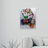 Trademark Fine Art-Artpoptart 'Mario' Floating Brushed Aluminum Art - 3 of 3