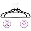 vidaXL 50 pcs Clothes Hanger Set Anti-slip Black Velvet - 3 of 4