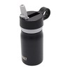 Built 12Oz Stainless Steel Cascade Tumbler with Straw Lid, Black - 2 of 4