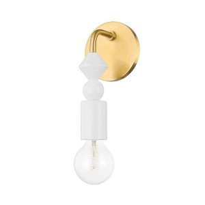 Mitzi Flora 1 - Light Sconce in  Aged Brass - 1 of 1