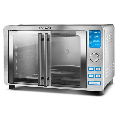 Gourmia 9-Slice Digital Air Fryer Oven with 14 One-Touch Cooking Functions and Auto French Doors