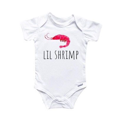 Little Shrimp Nautical Onesie® Baby Boy Girl Clothes Infant Bodysuit Funny Cute Newborn GS1