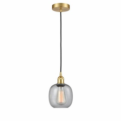 Belfast - 1 Light Cord Hung Mini Pendant In Industrial Style-9.75 Inches Tall and 6 Inches Wide