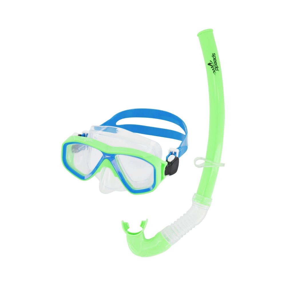 Speedo Kids' Surf Gazer MS Snorkel Set - Cloisonné/Clear