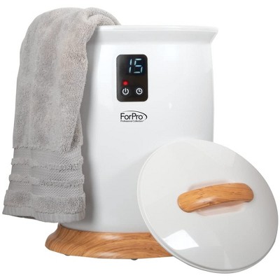 SKONYON Countertop Towel Warmer Bucket with Aromatherapy Holder Auto Shut Off & Timer