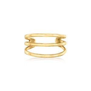 Ross-Simons 10kt Yellow Gold 3-Row Ear Cuff - 1 of 4