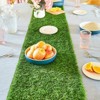 Juvale 14 x 108-Inches Artificial Grass Table Runner for Table, Sports, Birthday Party Decorations, Wedding Banquet - image 4 of 4