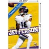 Trends International NFL Minnesota Vikings - Justin Jefferson 22 Unframed Wall Poster Prints - 3 of 4