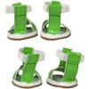 Pet Life Buckle-Supportive PVC Waterproof Pet Dog Shoes Sandals - Set Of 4, LG, Blue - 4 of 4