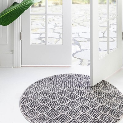 Unique Loom Eco Trellis Native Trellis Indoor Woven Area Rug