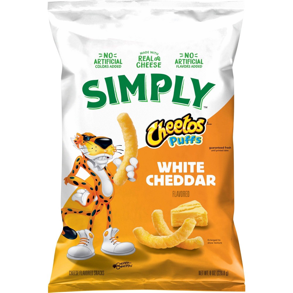 UPC 028400071659 product image for Cheetos Simply White Cheddar Puffs - 8oz | upcitemdb.com