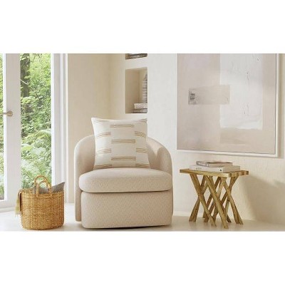 East at Main Rectangular Teakwood Stump End Table