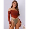 Allegra K Women's High Waist T-back Hi-Cut Elasticity Thongs - 4 of 4