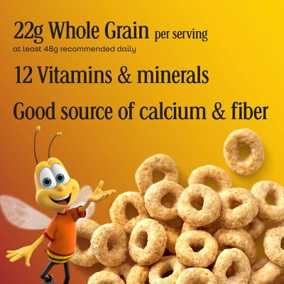 Cheerios Gluten Free Honey Nut Breakfast Cereal Pouches - 8ct