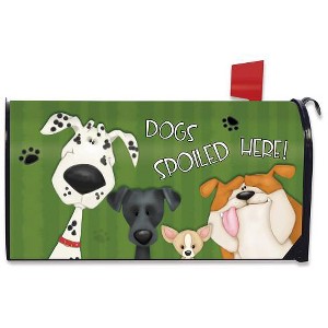 Spoiled Dogs Magnetic Mailbox Cover Pets Bulldog Standard Briarwood Lane - 1 of 3