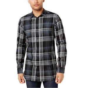 Calvin Klein Mens Highland Plaid Button Up Shirt - 1 of 1