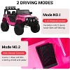 2-Seater 12V Ride On Truck for Kids w/Parent Remote, Safety Belt, LED Lights, MP3 Player, All-Terrain Wheels - 3 of 4