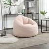 Bedding Bean Bag Sofa Chair High Pressure Foam Bean Bag Chair Adult Material with Padded Foam Padding Compressed Bean Bag With Footrest - 4 of 4