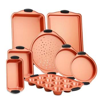 NutriChef Copper Pro 8-Piece Cookware Set - Elevate your cooking experience with this high-quality and affordable set for home chefs.