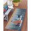 Liora Manne Marina Coastal Indoor/Outdoor Pillow.. - 2 of 4