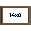PosterPalooza | Photo Size Sculpted Gold Picture Frame - UV Acrylic, Foam Board Backing, Hanging Hardware - 2 of 4