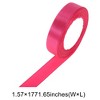 Unique Bargains Ribbons for Crafts Durable Silk-Satin Blend for Bows & DIY Decor Polyester 866.14"x0.79" 1Pcs - 3 of 4