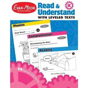 Read and Understand with Leveled Texts, Kindergarten Teacher Resource - (Read & Understand with Leveled Texts) by  Evan-Moor Educational Publishers - 1 of 1