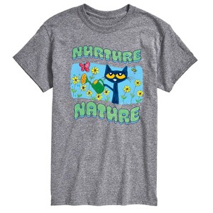 Men's - Pete the Cat - Nurture Nature Short Sleeve Graphic T-Shirt - 1 of 4