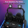 24V  Ride-On UTV for 2 Kids - 400W Electric Truck with Remote Control, 4.5MPH Max Speed, Four-Wheel Suspension & Music - 4 of 4