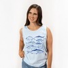 Simply Sage Market Women's Vintage Fish Garment Garment Dyed Heavy Weight Tank - 2 of 2