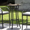 Chic Crate Sturdy Bar Height Patio Table - 4 of 4