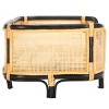 Timo Rattan Pet Bed W/ Cushion - PET1800 - Beige/Natural - Safavieh Pets - 4 of 4