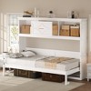 Twin Size Murphy Bed with Charging Station and a Drawer - 4 of 4