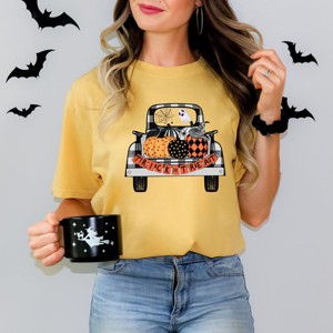 Simply Sage Market Trick Or Treat Truck Garment Dyed Tee - 1 of 4