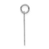 Black Bow Jewelry Sterling Silver, Jersey Collection, Medium Number 44 Pendant - 2 of 4