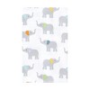 Hudson Baby Flannel Burp Cloth 10pk, Teal Elephant, One Size - 3 of 4