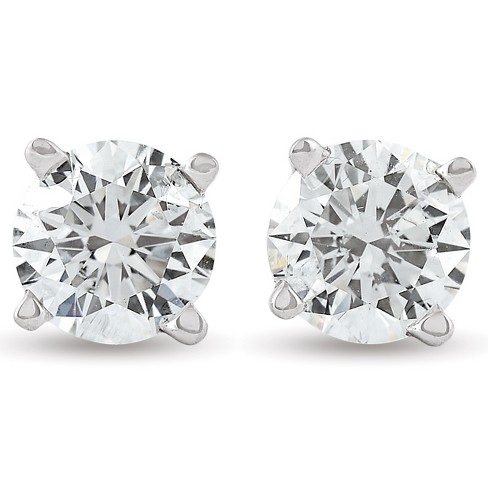 Pompeii3 1/4 Carat Genuine Diamond Stud Earrings