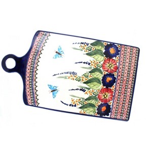 Blue Rose Polish Pottery 1768 Zaklady Large Cutting Board - 1 of 1