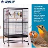 Prevue Pet Products Wrought Iron Flight Cage with Stand F040 Black Bird Cage, 31-Inch by 20-1/2-Inch by 53-Inch - 2 of 4