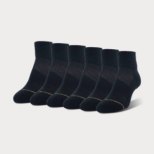 All Pro Women's 6pk Aqua FX Ankle Socks - 1 of 2