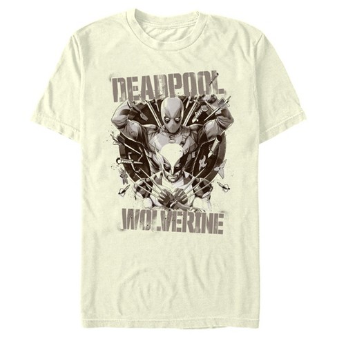 Men's Marvel: Deadpool & Wolverine Grayscale Team T-Shirt - image 1 of 4