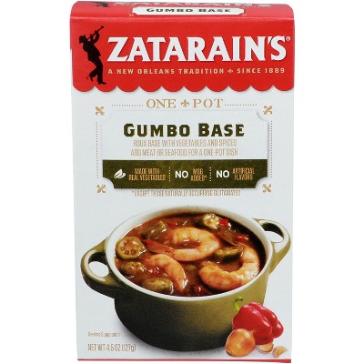 Zatarain's Gumbo Base - Case of 12 - 4.5 oz