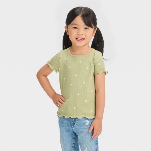 Girls olive sale green shirt