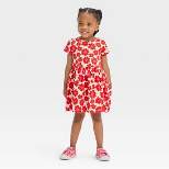 Toddler Girls' Floral Short Sleeve Dress - Cat & Jack™ Pink