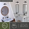 VAXCEL Mason Farmhouse Black Bathroom Vanity Light Fixture Clear Glass - 3 of 4