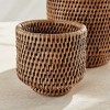 Plum & Post BURMA RATTAN CACHEPOTS SMALL, SET OF 2 - 4 of 4